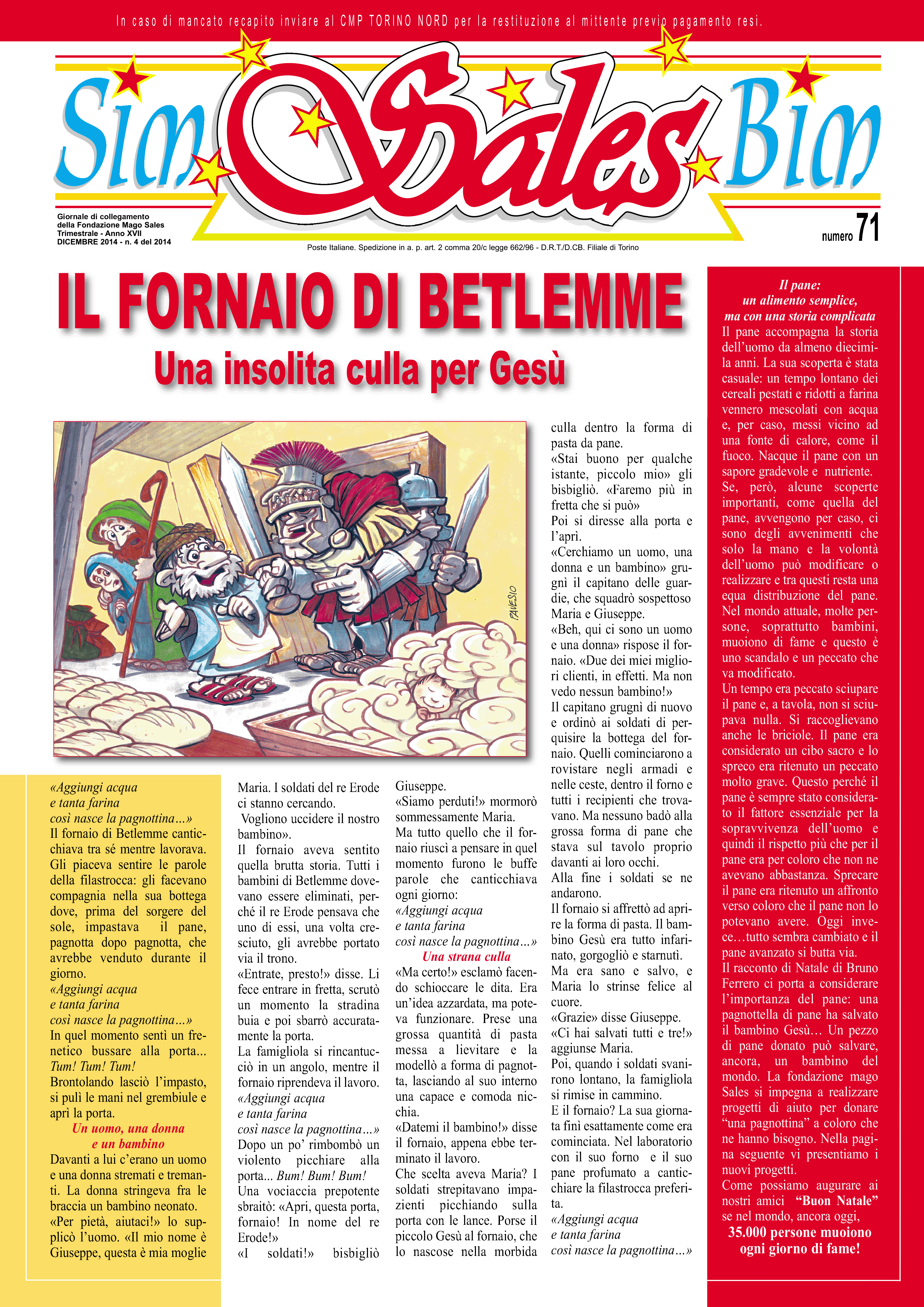 Sim Sales Bim n. 71 - Dicembre 2014
